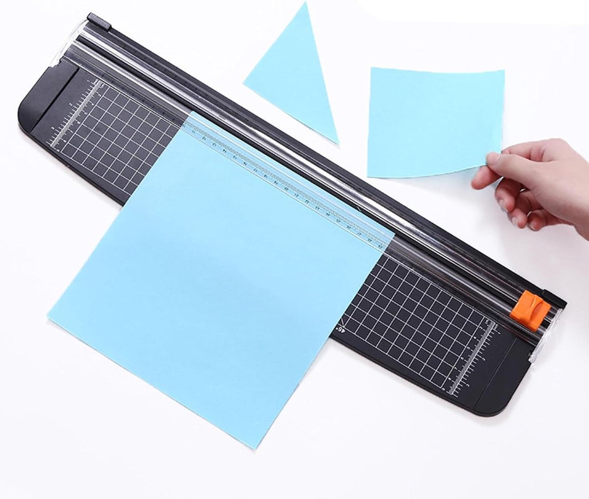 Papiersnijder A3 - Papiertrimmer Snijmachine - Knutselen en Kaarten Maken - Robuuste Constructie - 42 cm Snijbreedte - Grijs