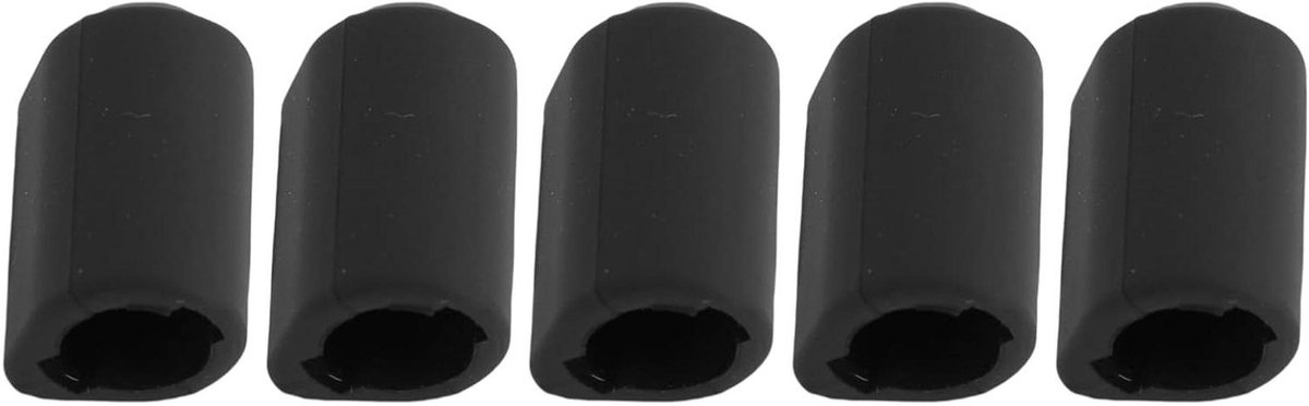 Siliconen Mondstuk Hoes - Hotend Isolatie Sokken - 3D Printen Stabiliseren - Hittebestendig Materiaal - 5 Stuks - Zwart