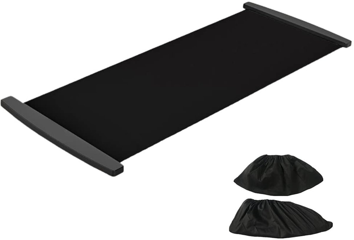 Dailygoods- Schuifbord met schoenhoes - Fitness Slide Mat - Weerstandstraining - Spiertraining - Balansoefeningen - Verbeteren van coördinatie - Slideboard