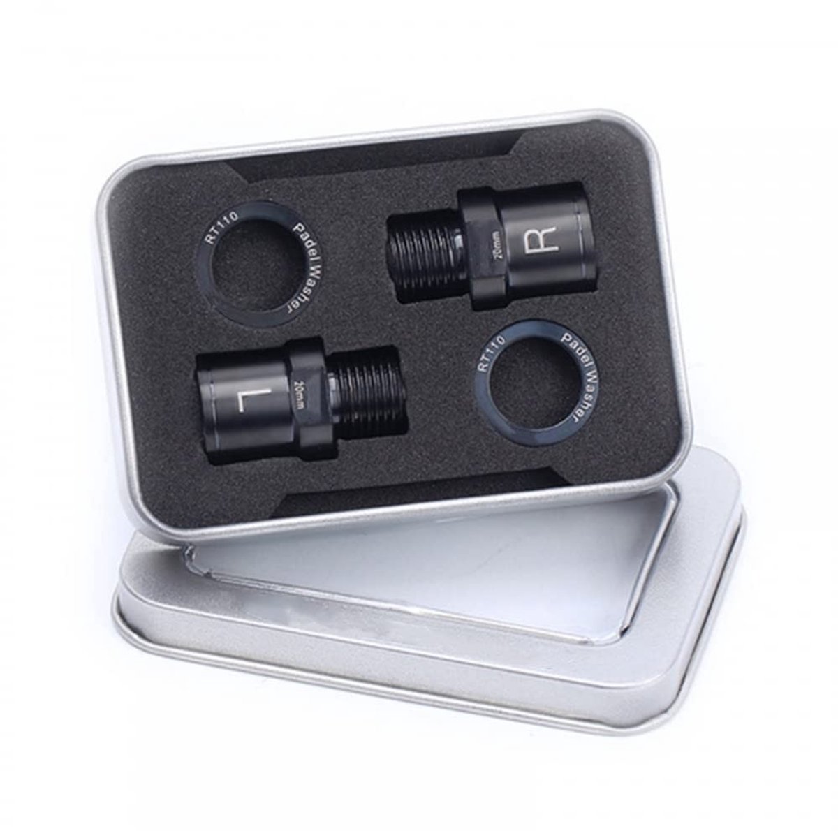 Dailygoods- Pedaalverlengers titanium legering - Fiets pedaal extender - 9/16 inch schroefdraad - Waterdicht - Anti-roest - Lange levensduur - Pedaalextender