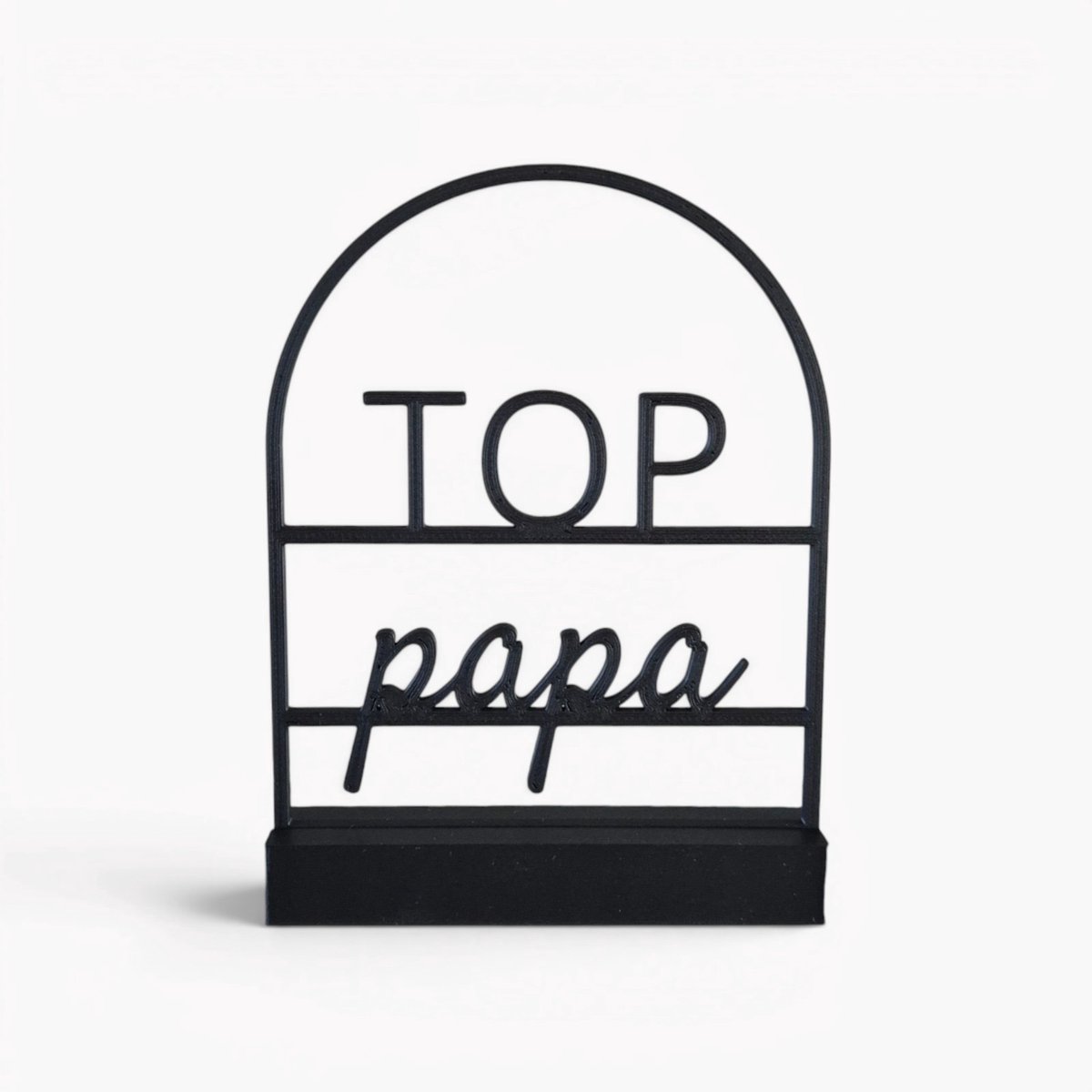 Kaarthouder top papa. 10cm lengte