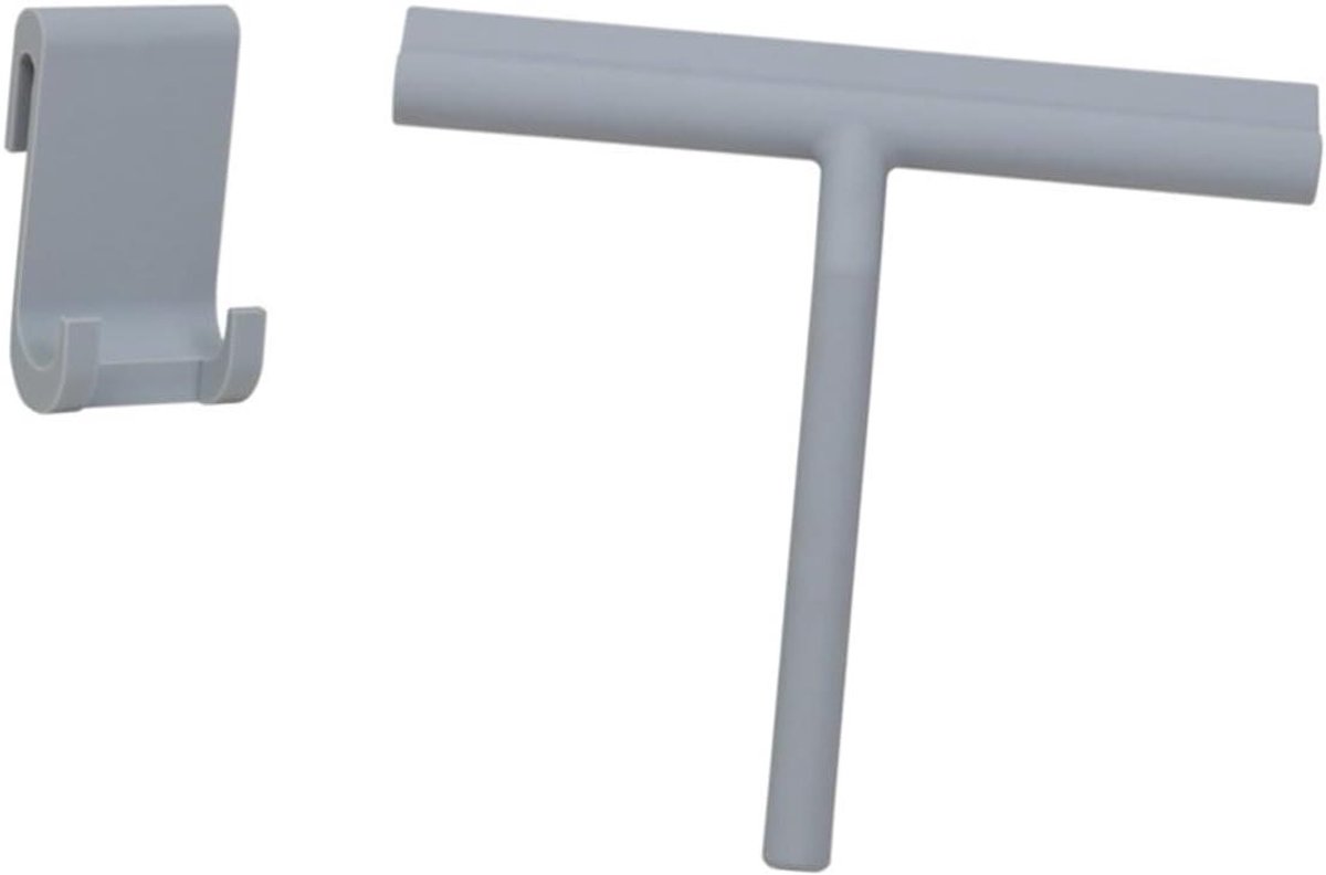 Siliconen Raamwisser - Glaswisser Tool - Streeploos Reinigen - Ergonomisch Handvat - 30 cm - Zwart