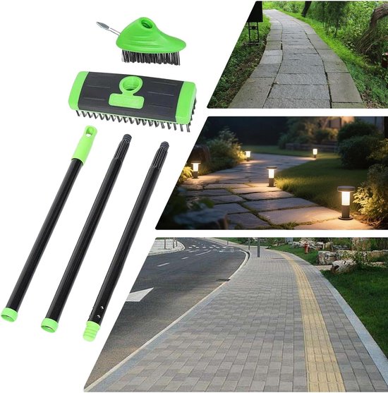 Grasverwijderaar - Onkruidtrekker Voegen - Spleten Reinigen - Verstelbare Steel - 43 x 8 x 4 cm - Grijs — afbeelding 4