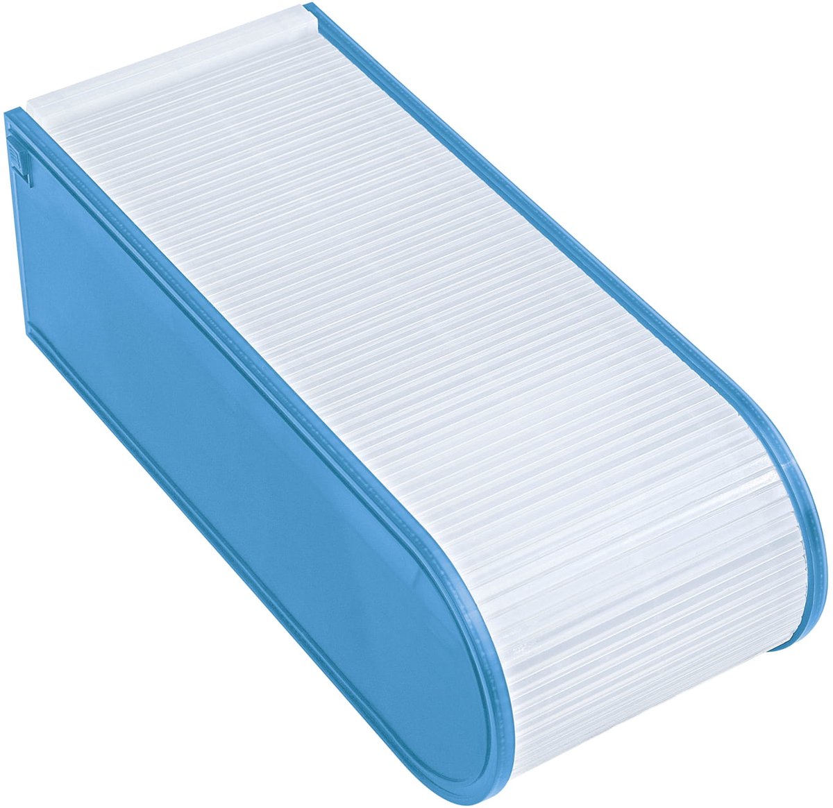 WEDO A8 kaartendoos, 100 gevulde, blauwe flashcards