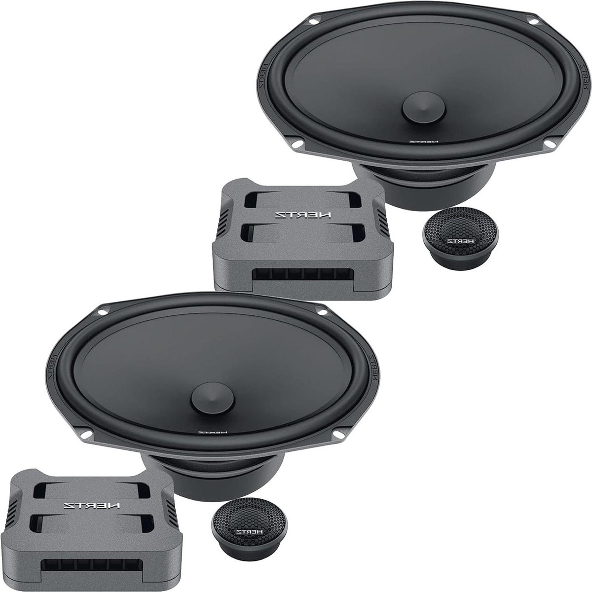 Autoluidsprekers - Speaker set - Muziek luisteren - Hoge HF-resolutie - 6x9 inch - Zwart