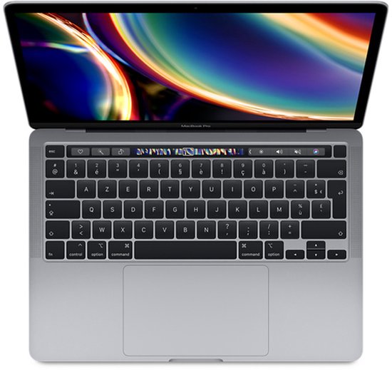 MacBook Pro Touch Bar 13" 2020 i5 1,4 GHz 16 GB 512 GB SSD Spacegrijs - Apple - Hoofdafbeelding