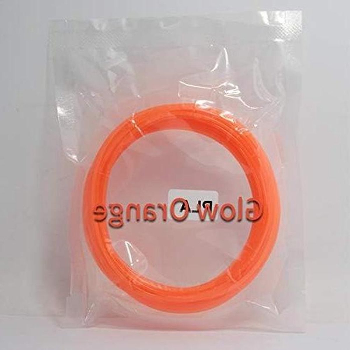 3D Printer Filament - Printmateriaal Kunststof - Objecten Tekenen - Hoge Kwaliteit - 10 Meter - Glow Orange