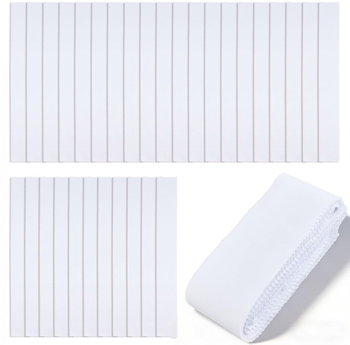 Dailygoods- Quiltstof 40 Stuks - Katoenen Stof Strips - Effen Kleur - 50 x 6,5 cm - Handgemaakt - Creatief Naaien - Stofstrips