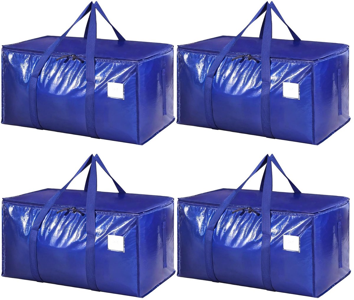 Dailygoods- Opbergdozen 90 liter - Opbergdozen met Deksel - Opvouwbare Verhuisdozen - Handvat - Kledingopslag - Duurzaam PP-weefsel - Opbergtassen