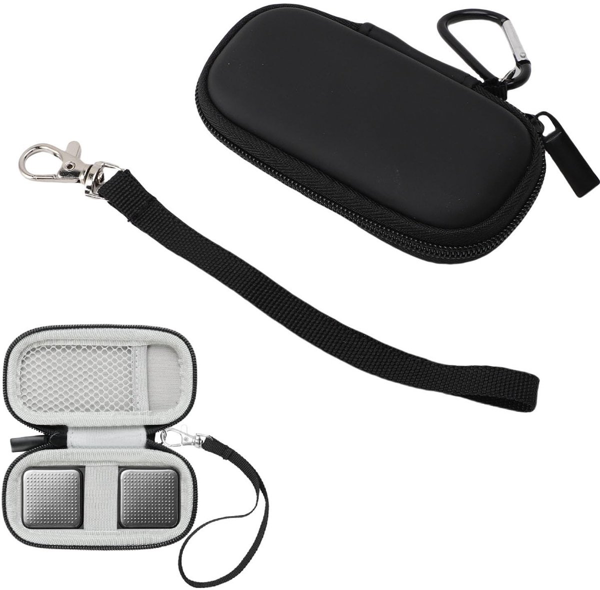 Dailygoods- Randapparatuurkoffer Waterdicht - Harde Hoes - Draagbare Organizer - Geschikt voor Kardia Mobile 6L/1L - Afmetingen 11,5 x 6 x 3 cm - Inclusief Polsband - Opbergtas