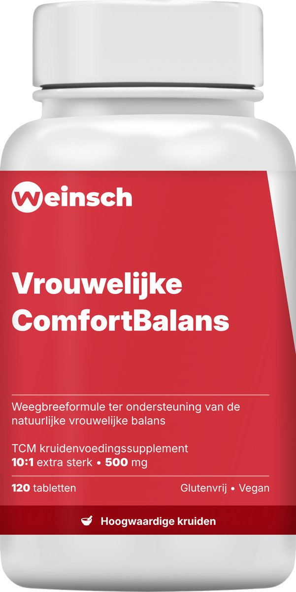 Weinsch Vrouwelijke ComfortBalans (Yi Huang Pian) | 10:1 extra sterk | 500mg | 120 tabletten