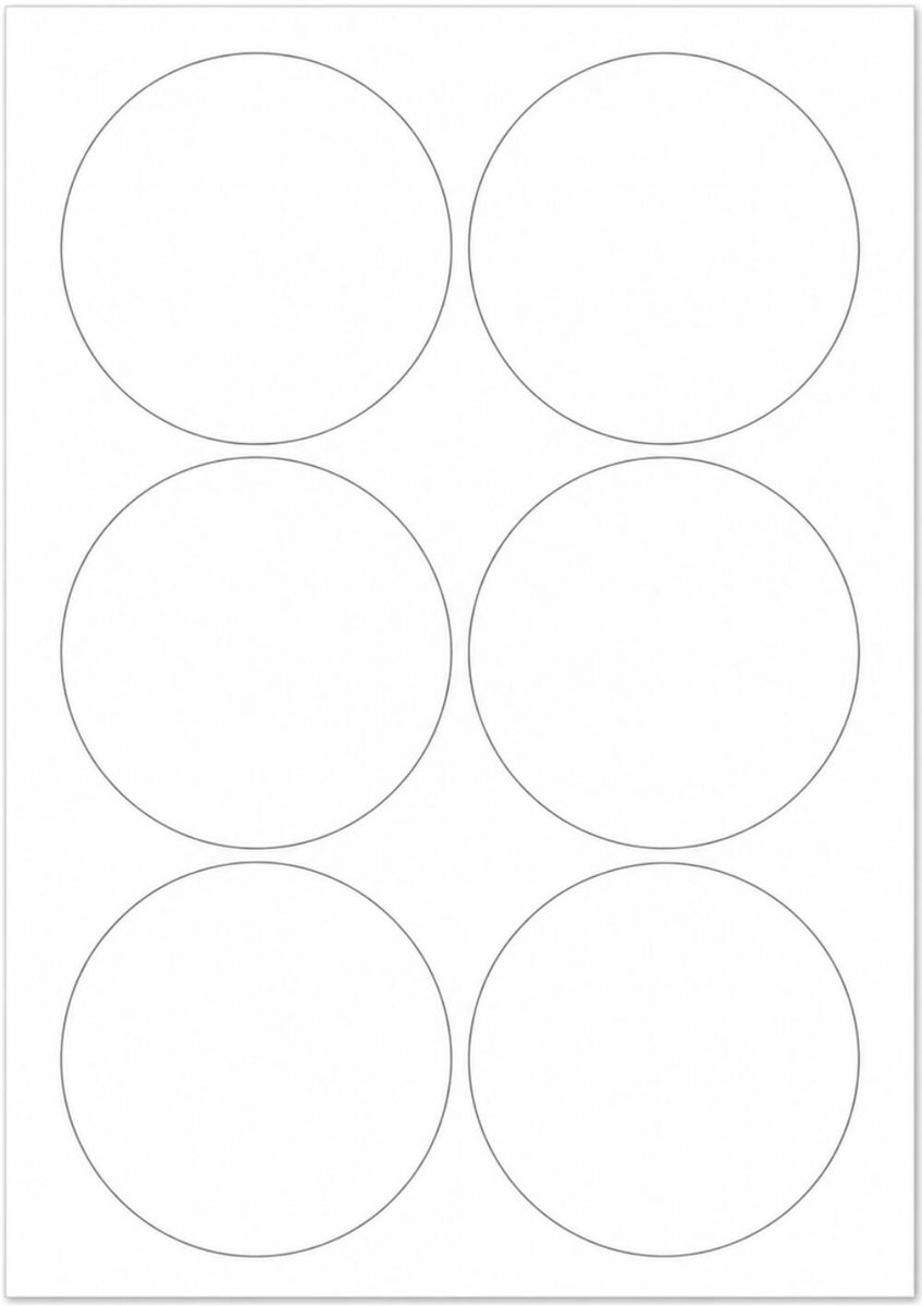 Herma weckpot stickers - wit - rond - D50 mm - 192x stickers - etiketten - markeren / organiseren