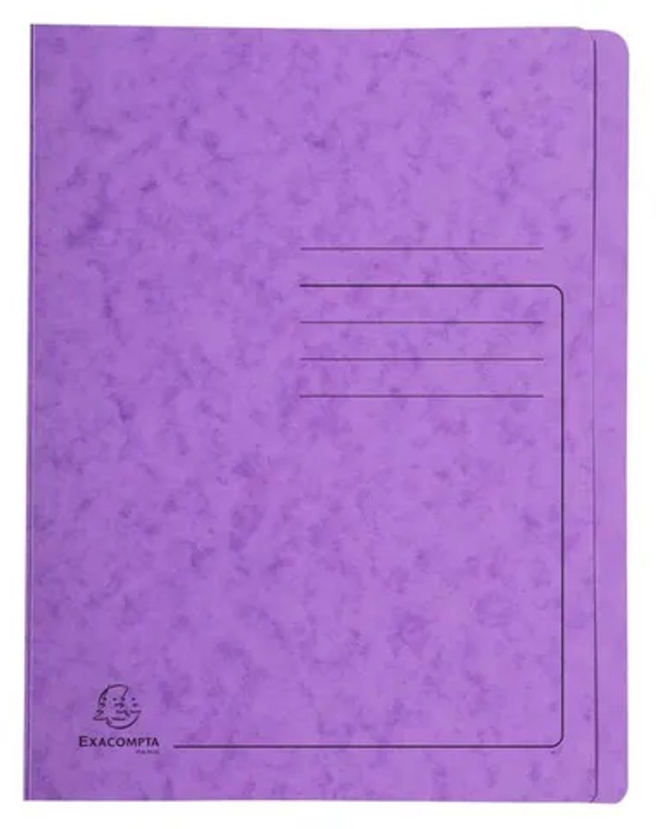 Exacompta 39998E map Pletbord Paars A4