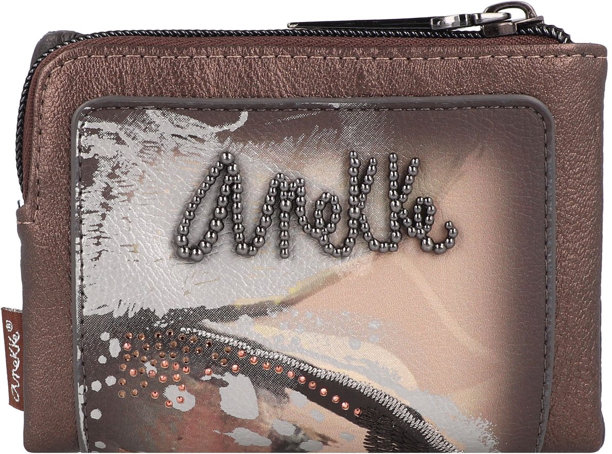 Anekke Wings Portemonnee RFID-bescherming 12 cm - Dames - Horizontaal - mehrfarbig