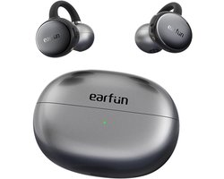 EarFun Clip - Open-Ear Oordopjes - Hi-Res Audio met LDAC - IP55 Waterbestendig - Zilver Wit