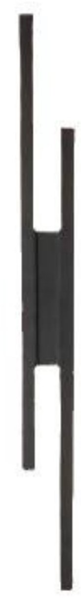 GELLDG Wandlampen - Moderne LED Wandleuchte 16W 1800LM - 48cm Lange Parallele Wandlamp Warmwit 3000K - Corrosiebestendig en Rostvrij PVC Design - Geschikt voor Wohnzimmer, Gang en Trap - 1 Stuk