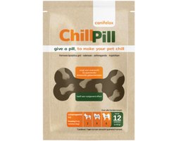 Canifelox ChillPill – Kalmerend Supplement voor Honden – Ondersteunt Ontspanning bij Stress & Onrust – Met Tryptofaan, Valeriaan & Ashwagandha