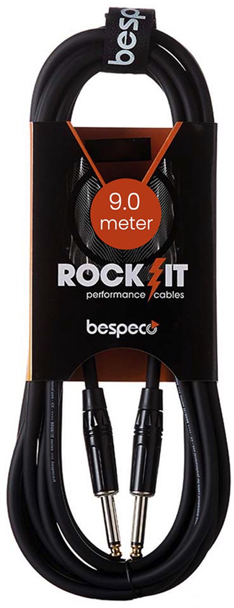Bespeco RKJJ900 Rock-It Series Gitaarkabel 9 Meter