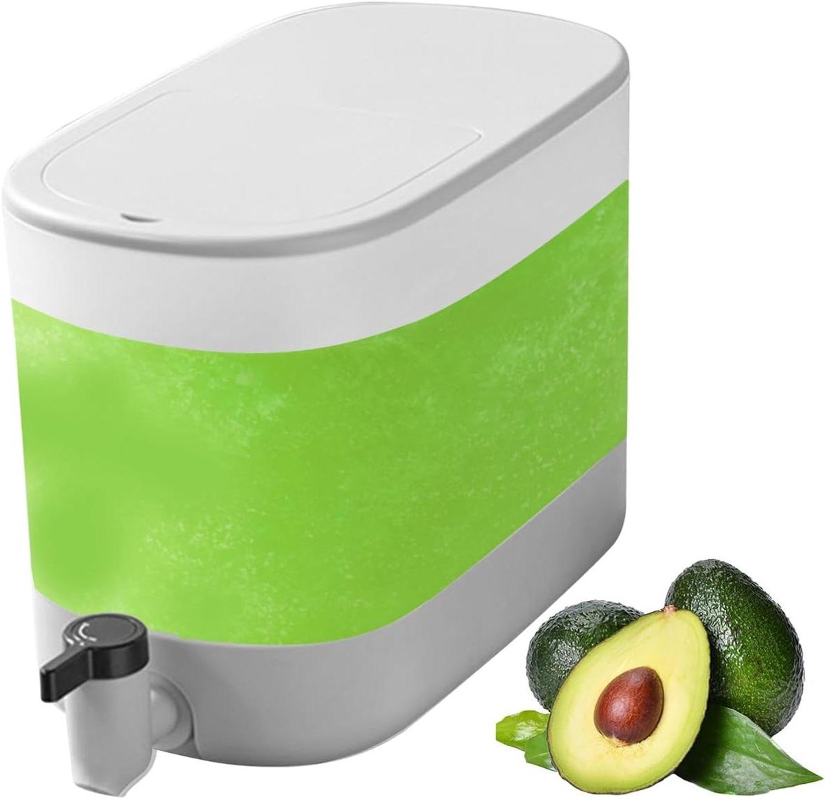 Drankdispenser Koelkast - Grote drankcontainer - Dranken Koel Houden - Anti-blokkerende cartridge - 4 Liter Capaciteit - Grijs
