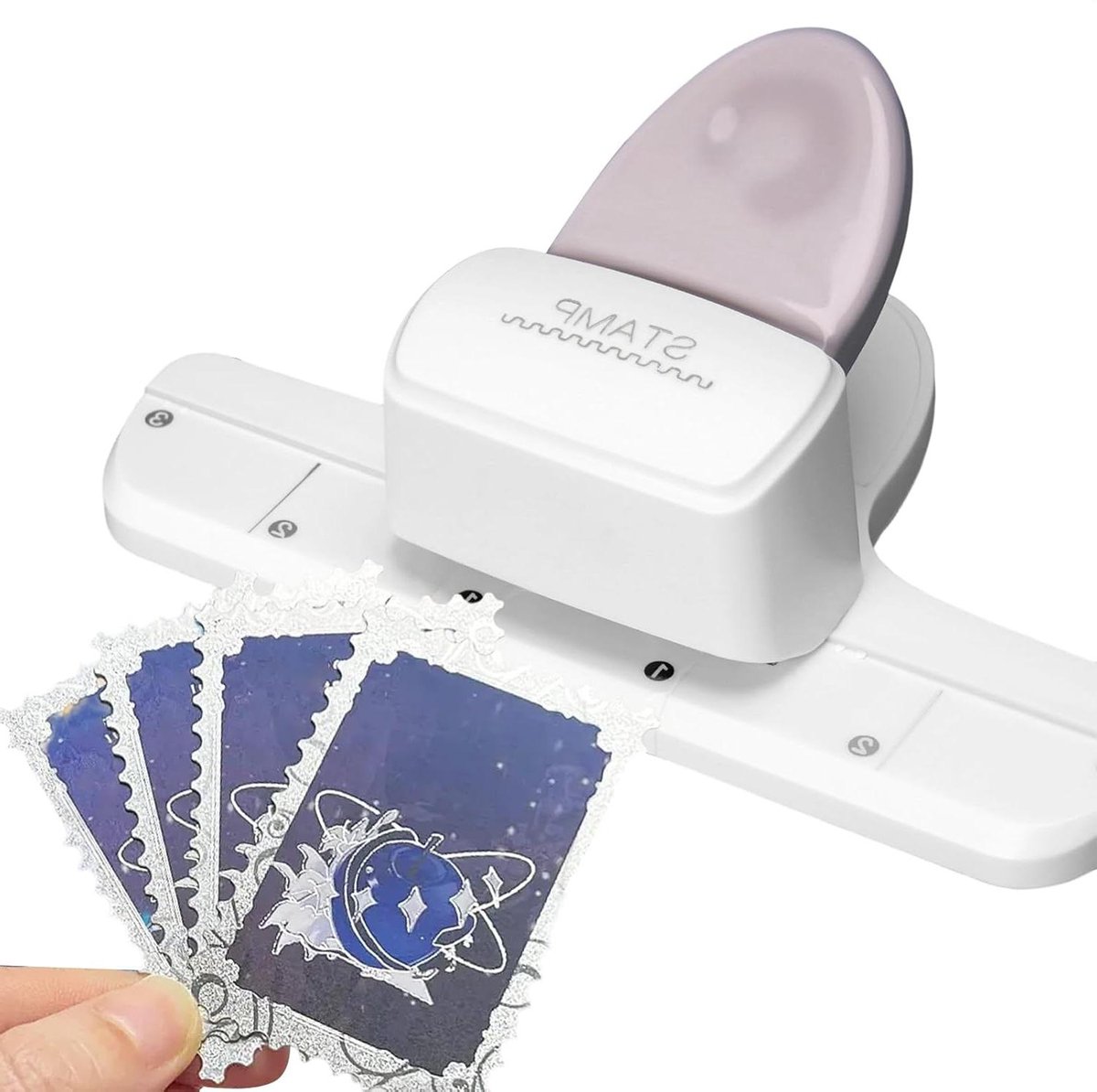 Handmatige stansmachine - Papier snijder - Kaarten maken - Precisie snijkern - 16 x 9.2 cm - Grijs