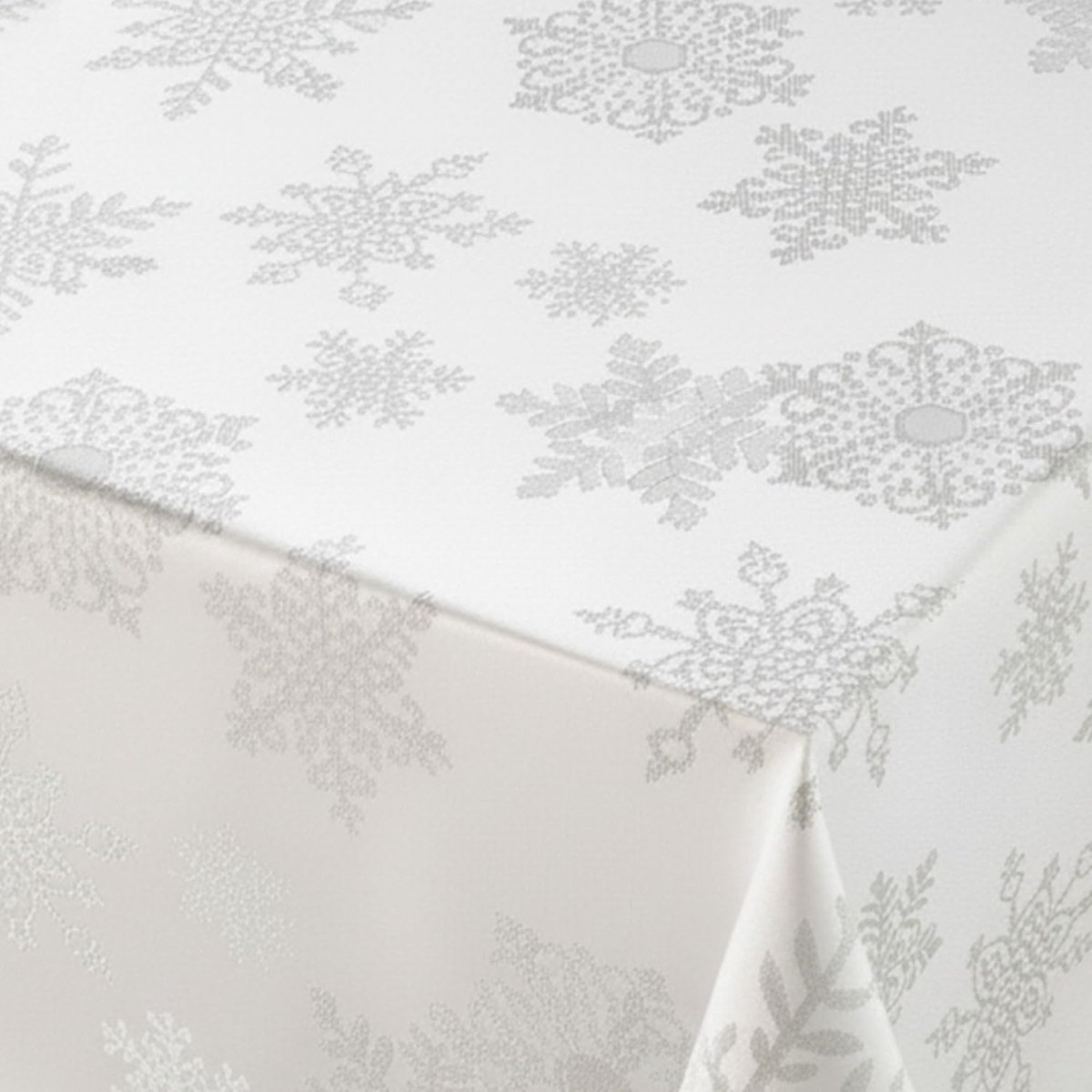 Tafelkleed - Luxe kleed - Feestelijke decoratie - Vlekbestendig - 140 x 220 cm - Groen-zilver