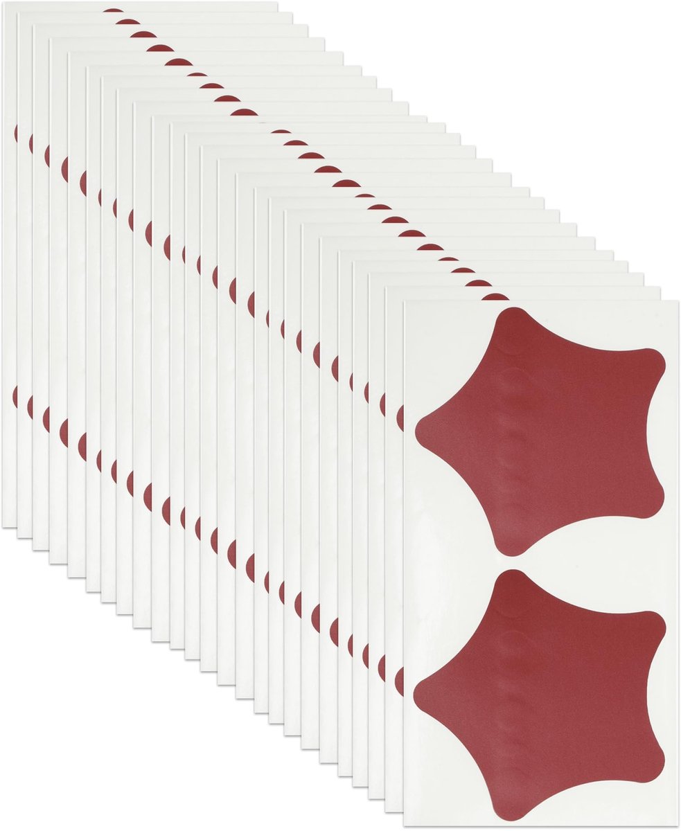 Dailygoods- Krasstickers Set van 50 stuks - Sterrenkaartstickers - Verrassingselement - 60 x 60 mm - Interactieve geschenken - Betoverend en uniek - Kraskaarten