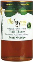 Meligyris Griekse Biologische Honing - Wilde Tijmhoning - Rauwe Honing - Onbewerkt & Puur - 450g