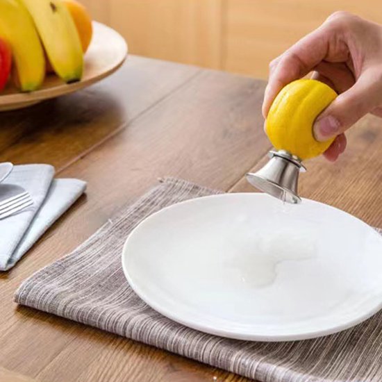 Store_9 - Fruitpers - Handmatige sapcentrifuge - Ergonomisch ontwerp - Roestvrij staal - Keukengadget - Geschikt voor fruit en groenten - Compact f... van Merkloos — afbeelding 2
