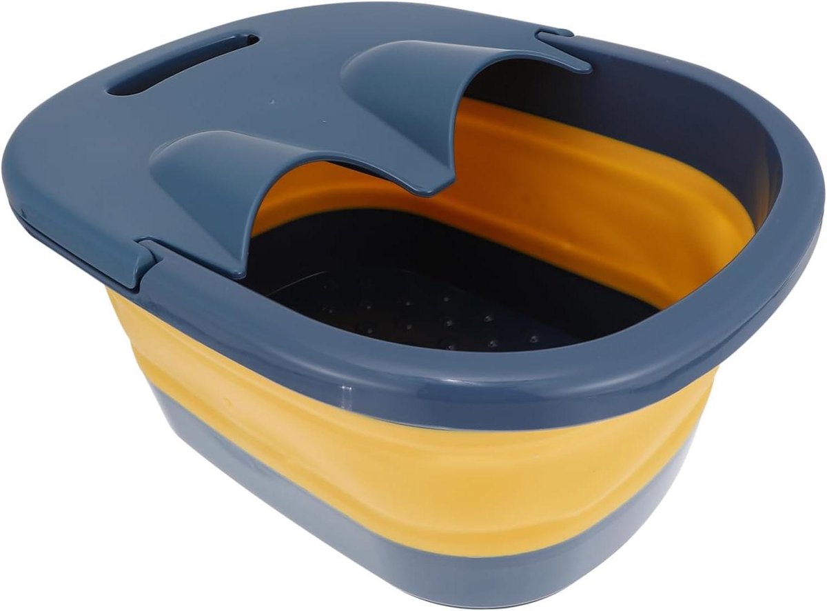 Voetenbad - Voet Spa - Ontspanning Thuis - Ingebouwd Massageapparaat - 40 x 30 x 19 cm - Grijs