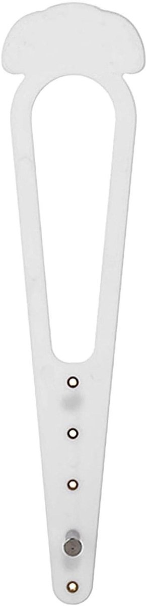 Kattendeurketting - Deursteun - Huisdieren Binnen - Geen Deurschade - 30 x 7 cm - Wit