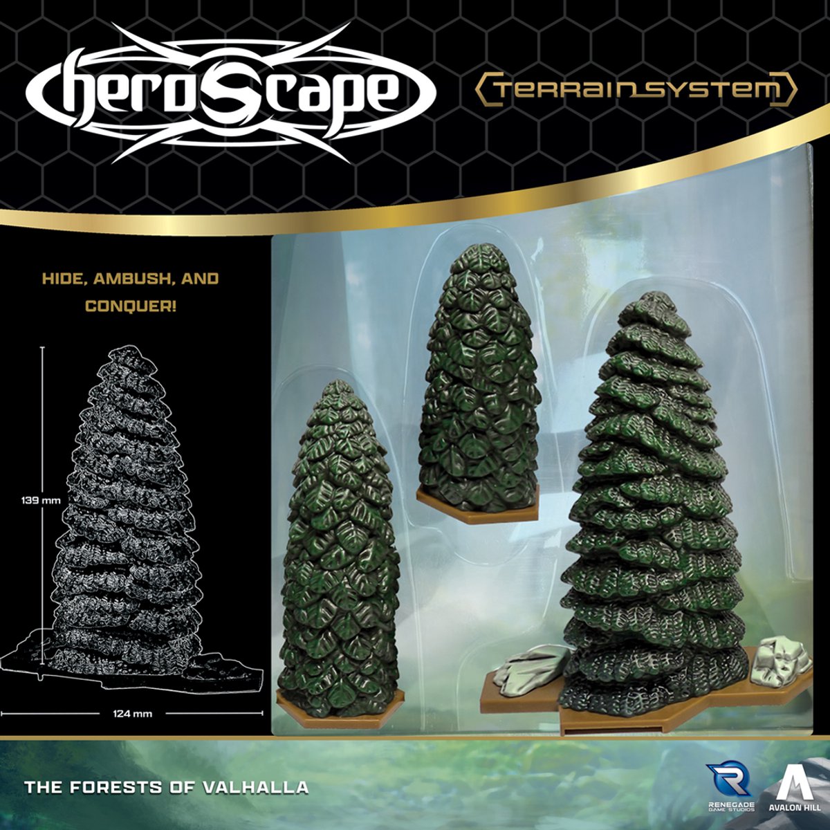 Heroscape: Forests of Valhalla - Terrain Expansion - Bordspel Uitbreiding - Engels