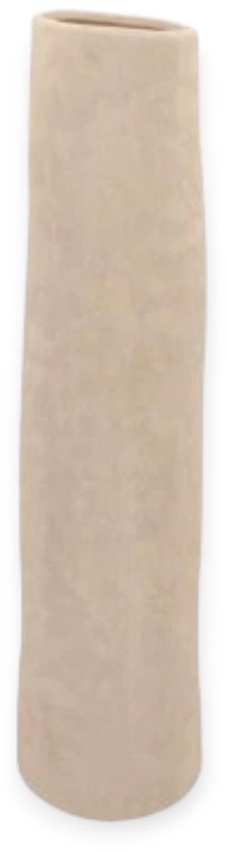 DK design Daan Kromhout – Vaas – Bloemenvaas – Porto – Sand– Keramiek – Robuust – 12x29cm