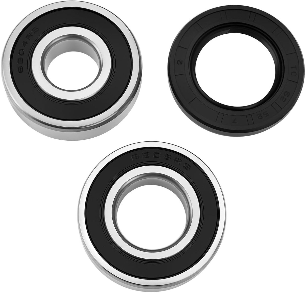 Dailygoods- Wiellagerset met Afdichtring - Compatibel met DDR Aanhangwagens - Lagervet - Vervanging voor Aanhangwagenassen - Binnendiameter 20/25mm - Hoogte 15mm - Lagerset