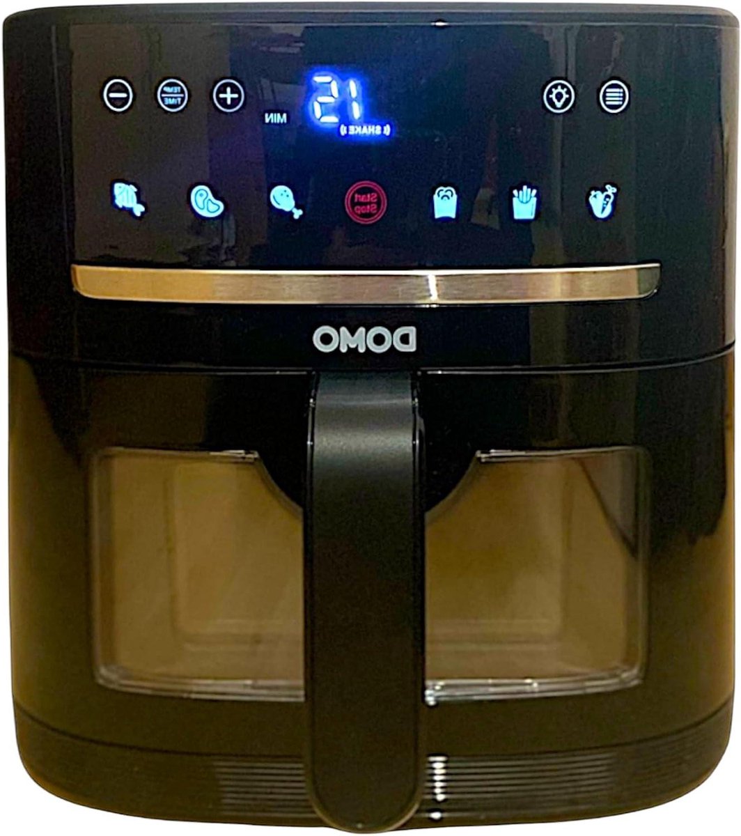 Heteluchtfriteuse - Airfryer - Gezond Koken - 6 Programma's - 4 Liter - Zwart