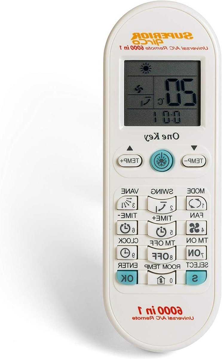 Universele Afstandsbediening - Airco Controller - Klimaatregeling Thuis - 6000 in 1 - 26 x 10 x 3 cm - Wit