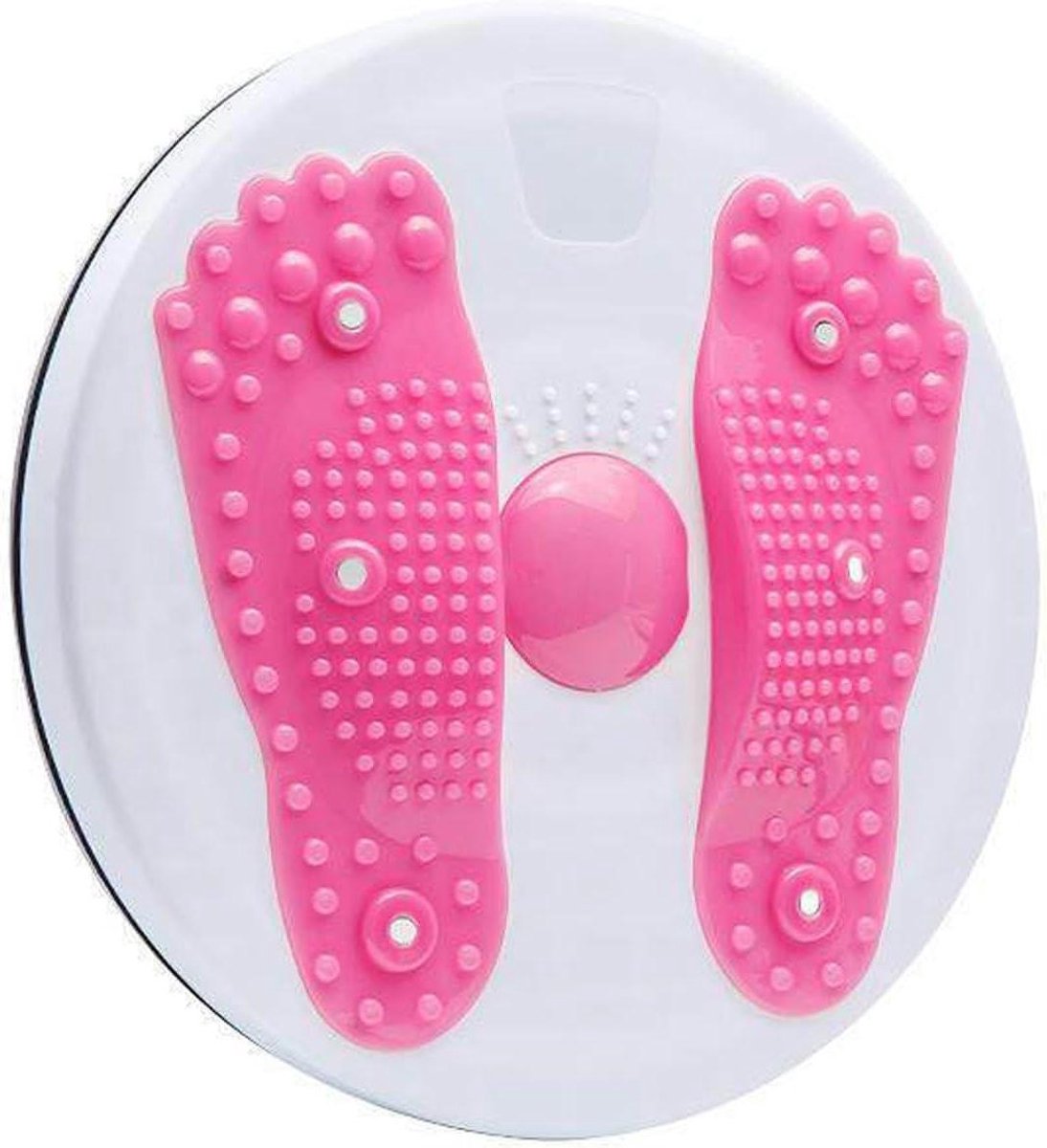 Taille Twist Machine - Oefenbord - Core Training - Antislip Chassis - 35x35x10 cm - Roze