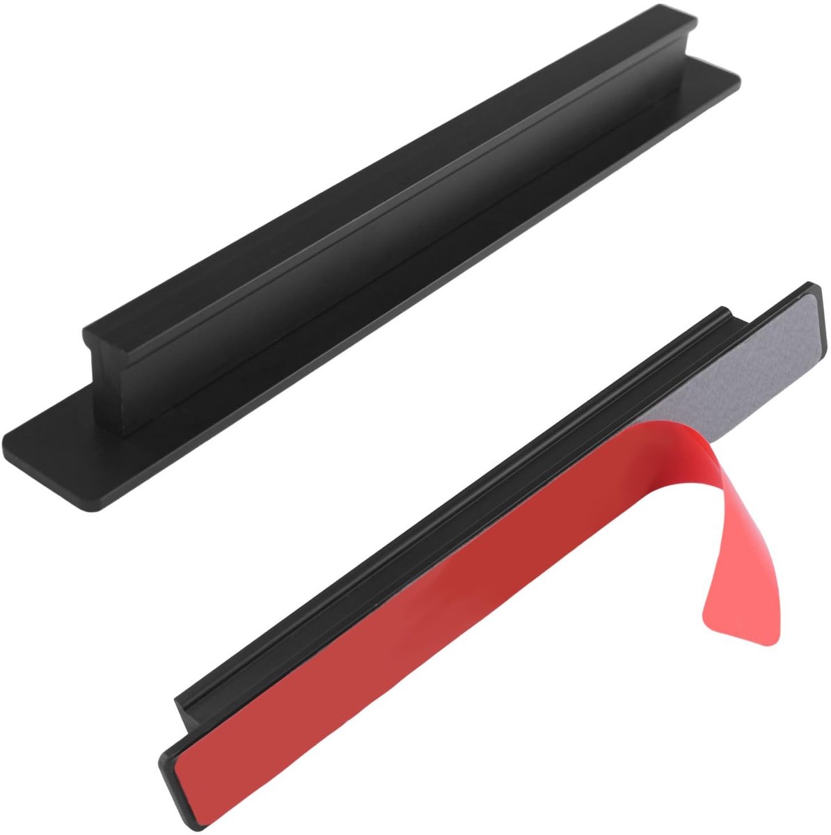Dailygoods- Deurgreep 210 mm - Aluminiumlegering - Zelfklevend - Duw-trek - Handgreep - Slijtvast - Comfortabel oppervlak