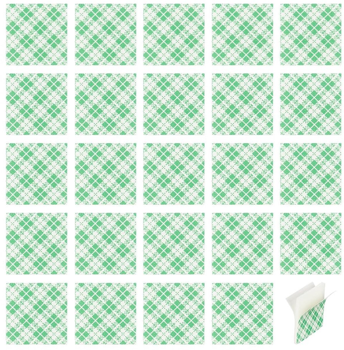 Dailygoods- Schuimpads 80 Stuks - Dubbelzijdige Kleefpads - Vierkante Plakband 25mm - Kantoor/Home - DIY Projecten - Sterke Hechting - Plakpads