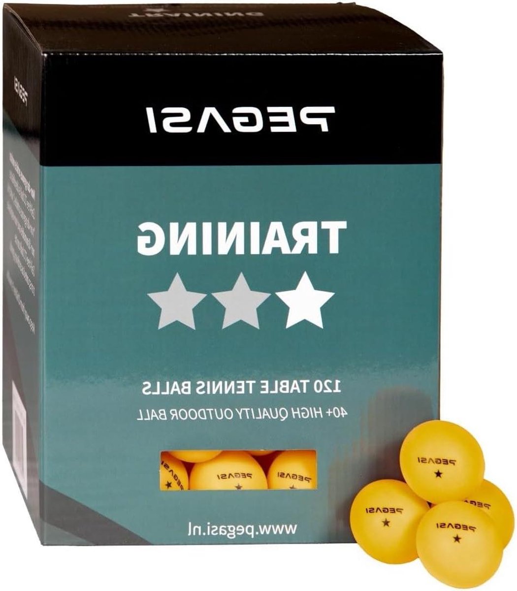Ping Pong Ballen - Tafeltennis Ballen - Training en Hobby - Uitstekende Speeleigenschappen - 120 Stuks - Oranje