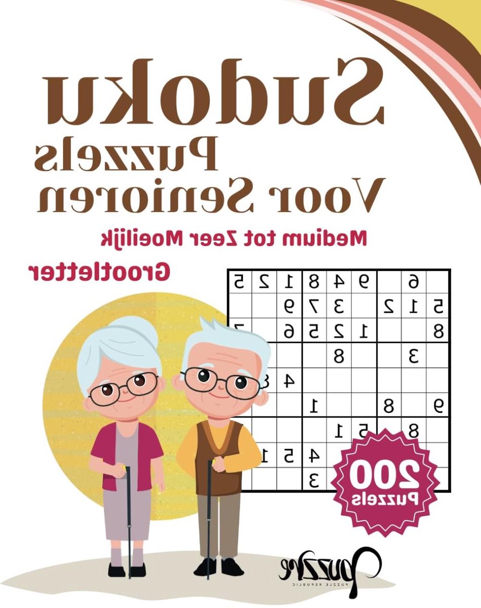 Sudoku Puzzels Boek - Hersenkrakers Volwassenen - Mentale Training - Grootletter Formaat - 200 Puzzels - Niet Van Toepassing
