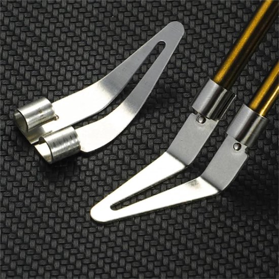 Kunststof lasapparaat - Reparatieset - Kunststof repareren - Snelle opwarming - 5 stuks - Zilver — afbeelding 4