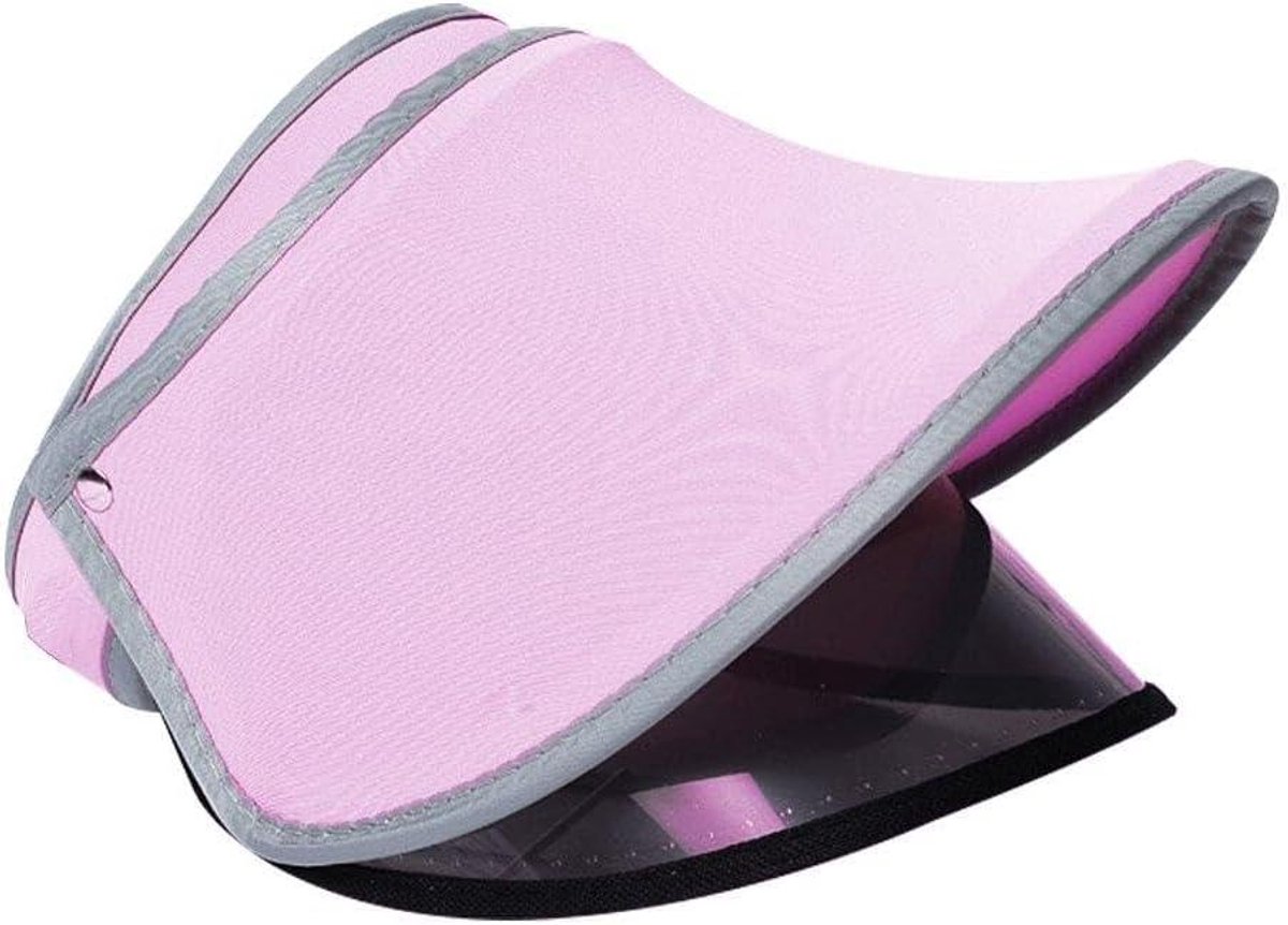 Zonnevizier Dames - Strandhoed - Outdoor Reizen - UV Bescherming - Verstelbaar - Paars