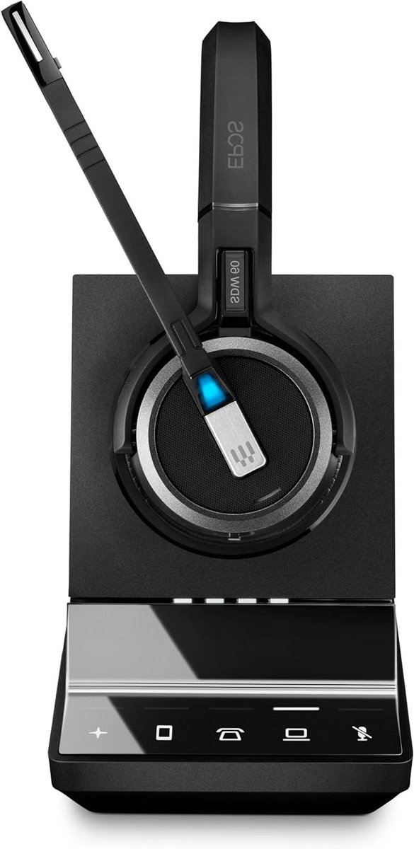 Draadloze Headset - Professionele Communicatie - Verbeter Productiviteit - Ruim Bereik - 180 Meter - Zwart