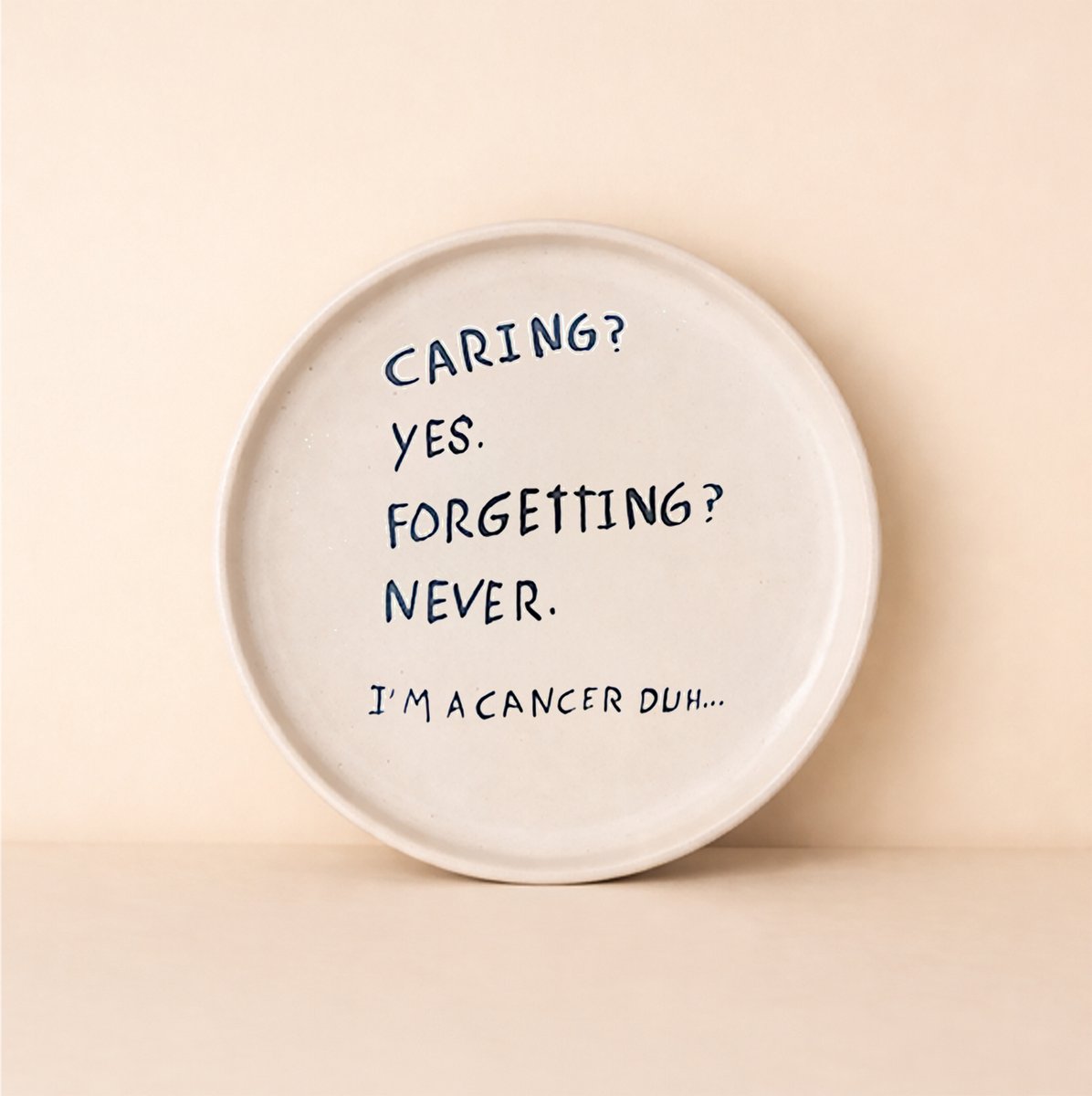 Cancer Keramisch Decoratief bordje - Sterrenbeeldserie - Ever Desi Studio