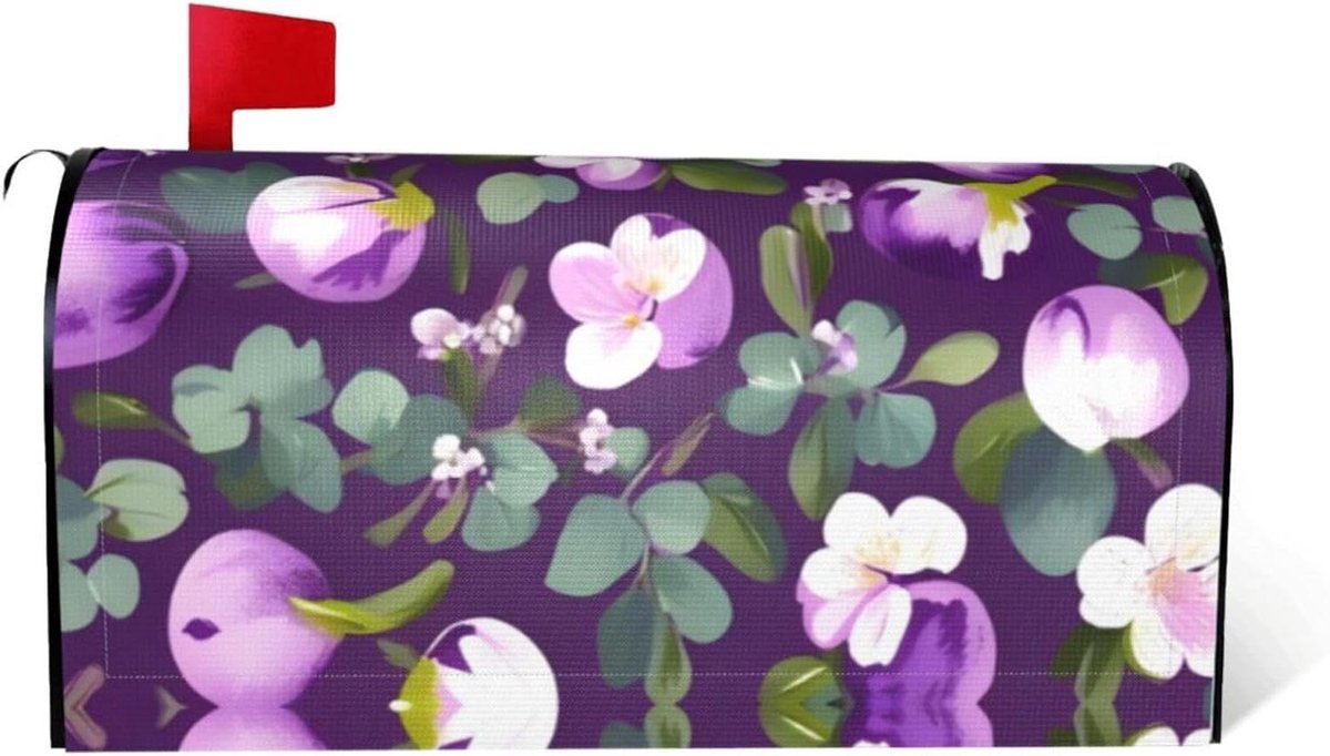 Brievenbus Cover - Brievenbus Decoratie - Tuin Versieren - Magnetische Bevestiging - 45.7 cm x 53.3 cm - Zwart