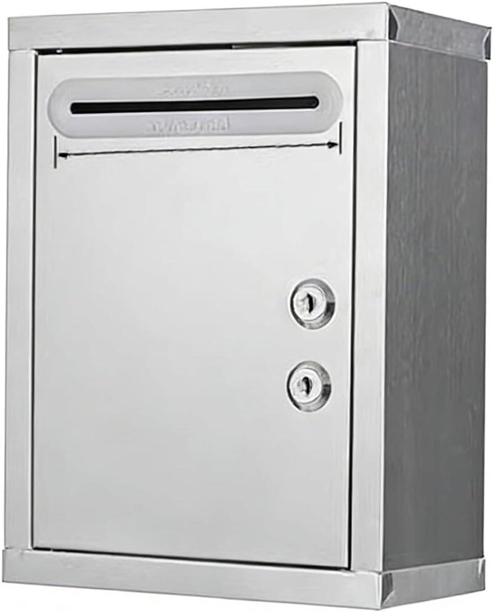 Wandbrievenbus - Brievenbus met slot - Post Veilig Opslaan - Dubbel slot beveiliging - 25 x 15 x 30 cm