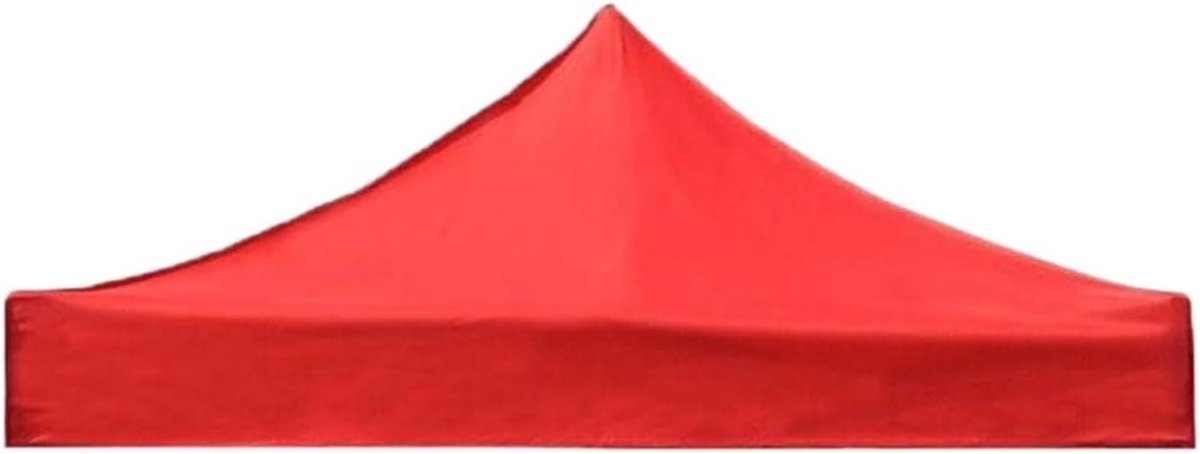 Tentdak Vervanging - Luifel Bovenkant - Buitenfeesten - Waterdicht Ontwerp - 3x3 Meter - Rood/Blauw