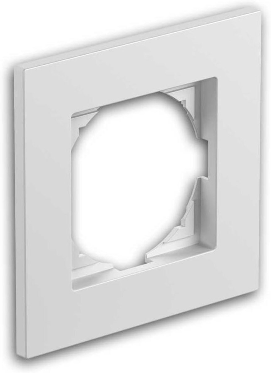 Afdekraam Lichtschakelaar - Wandpaneel Stopcontact - Wandafwerking - Dubbele Montagemogelijkheid - 10 stuks - Wit