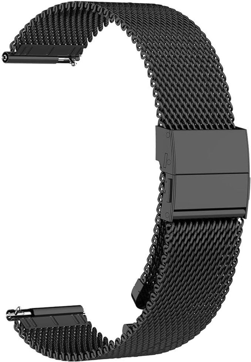 Rvs Mesh Band - Metalen Horlogeband - Personaliseren Horloge - Verstelbare Lengte - 22mm - Zilver
