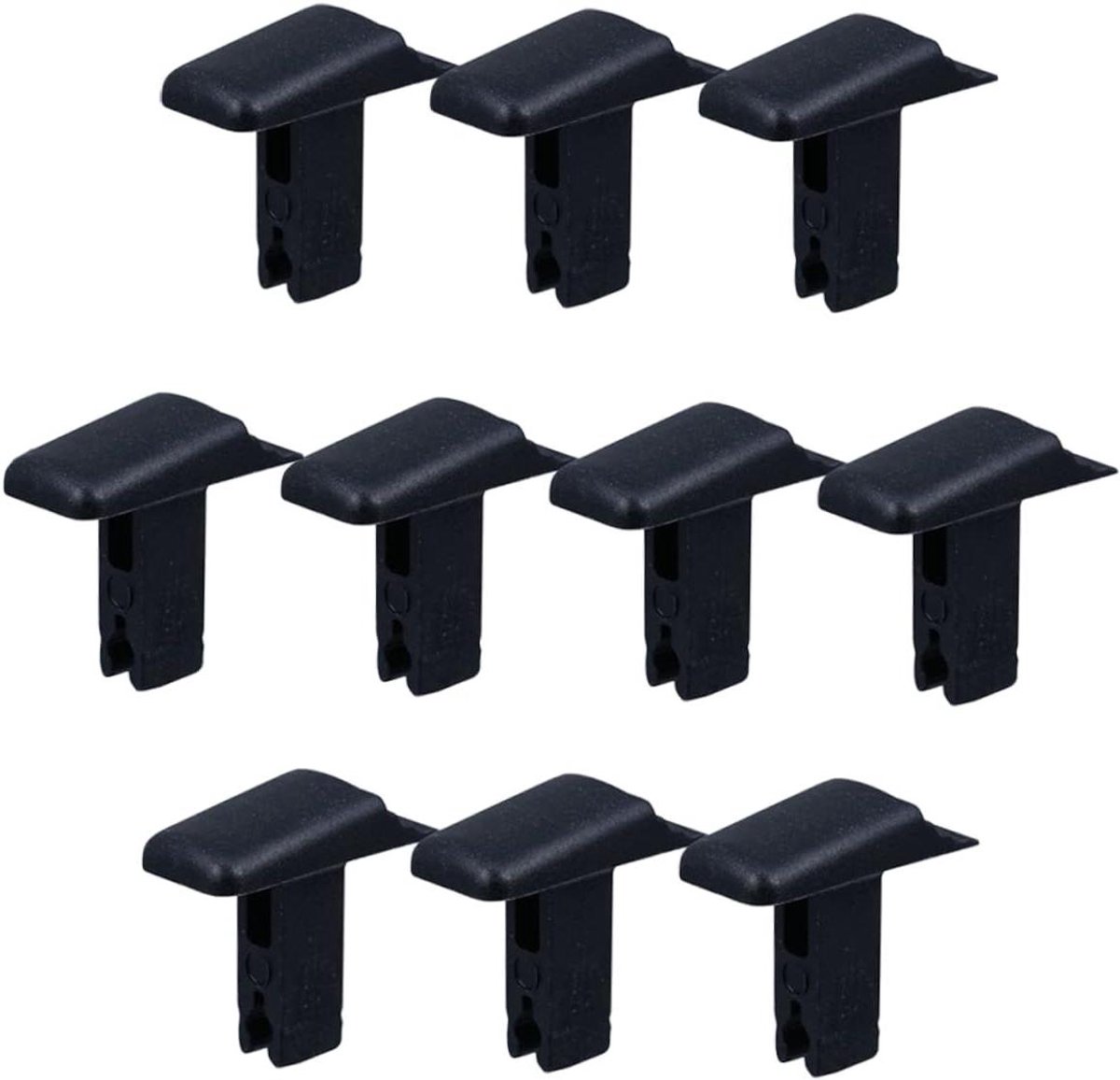Ladderschakelaar Knoppen - Ladderonderdelen Vervanging - Ladder Stabiliseren - Verborgen Ontwerp - 3.4 cm - Zwart